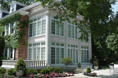 Traditional exterior home idea in Chicago