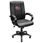 Dreamseat - Iowa Hawkeyes Patriotic Primary Executive Desk Chair Black - The Office Chair 1000 is a must for any person who wants to personalize their work space either at home or at the office. These office chairs are made from durable high grade synthetic leather upholstery with padded arms. Built-in Lumbar Support. Tilt and Lock Control. The patented XZipit system provides endless logo options on the front and back of the chair and allows you to showcase your favorite team or interest. Additional rear logo panel available.