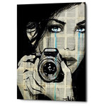 Epic Graffiti - Epic Graffiti "Caught" by Loui Jover, Giclee Canvas Wall Art, 26"x40" - "Caught" by Loui Jover. Australian artist, Loui Jover, has been making art since childhood and never stopped. His series of ink on vintage book pages has been his go-to; which creates depth and offers a back story for each of his subjects. A perfect addition for any home that needs a chic conversational piece.