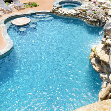 Natural Waterfall and grotto