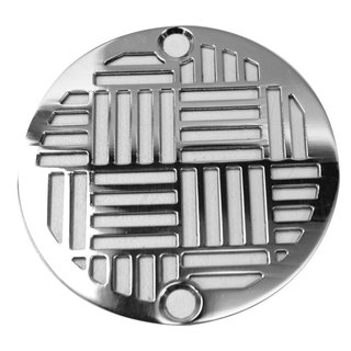 3.25 Inch Round Shower Drain Cover Geometric No. 6 Design by 