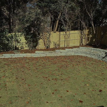 'Urbanite' Recycled concrete retaining wall