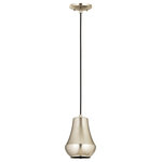 Innovations Lighting - Innovations Lighting 654-1P-SN-7 Hartford 1 Light 7" Mini Pendant - Innovations Lighting 654-1P-SN-7 Hartford 1 Light 7 inch Mini Pendant. Style: Traditional, Industrial, Restoration-Vintage. Collection: Franklin Restoration. Material: Steel. Metal Finish(Body): Brushed Satin Nickel. Metal Finish(Shade): Brushed Satin Nickel. Metal Finish(Canopy/Backplate): Brushed Satin Nickel. Dimension(in): 9.25(H) x 7(W) x 7(Dia). Bulb: (1)60W Medium Base Vintage Bulb recommended(Not Included). Voltage: 120. Dimmable: Yes. Color Temperature: 2200. CRI: 99.9. Lumens: 220. Maximum Wattage Per Socket: 100. Min/Max Height(Fixture Height with Cord or Included Stems and Canopy)(in): 12.25/129.25. Wire/Cord: 10 Feet Of Black Textured Cord. Sloped Ceiling Compatible: Yes. Shade Material: Metal. Glass or Metal Shade Color: Brushed Satin Nickel. Shade Size Dimension(in): 7(Dia) x 9.25(H). Canopy Dimension(in): 4.75(Dia) x 1(H). UL and ETL Certification: Damp Location.
