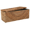 East at Main Chambers Handwoven Abaca Storage Bench
