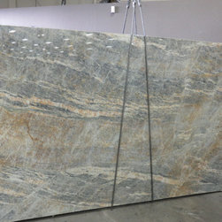 All Natural Stone - Quartzite Cielo Slab - Kitchen Countertops