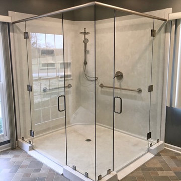Frameless Shower Glass - Curbless