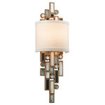 Corbett Lighting - Dolcetti Wall Sconce, Dolcetti Silver Finish, Mixed Shells, Crystal - Finish: Dolcetti Silver, Mixed