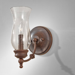 Feiss Pickering Lane Sconce in Heritage Bronze Finish - Wall Sconces