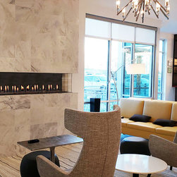 Flare Double Corner Fireplace - Products