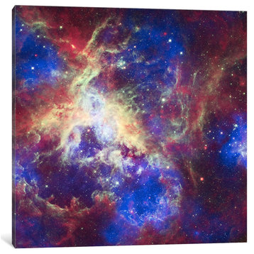"Tarantula Nebula (Spitzer Space Observatory)" by NASA, 18x18x1.5"