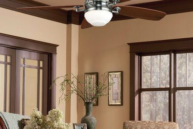 Living room - mid-sized traditional formal and enclosed living room idea in San Diego with beige walls, no fireplace and no tv