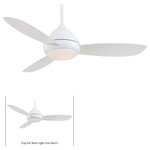 Minka Aire - Minka Aire F516L-WH Concept I, LED 44" Ceiling Fan, White - Bulb Included: Yes