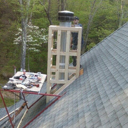 Pre Fabricated Chimney with Stone Facade Chase - Products