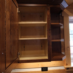 Coe Hill, Ontario   Rustic Wormy Ash Cottage Kitchen - Products