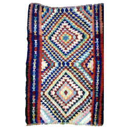 Southwestern Area Rugs Persian Hand-Knotted Persian Kilim, Seneh