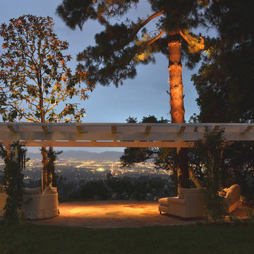 View through arbor