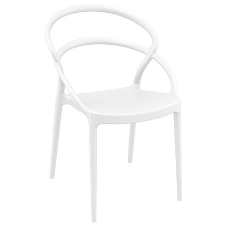 Compamia Pia Set of 2 Dining Chair, White