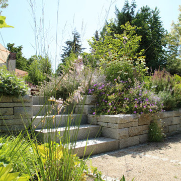 Treppe zur Terrasse