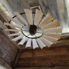 Windmill Ceiling Fan, 52", Weathered Antique White