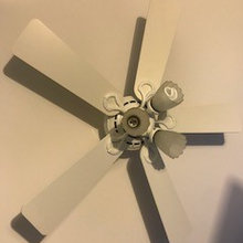Fan in study room