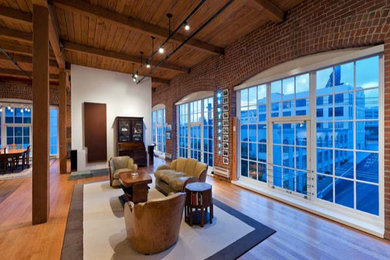 Inspiration for a contemporary living room remodel in San Francisco
