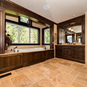 Tuscan Style Master Bathroom
