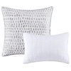 100% Polyester Printed 5Pcs Comforter Set Silver BR9144409622-02