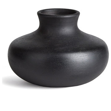 Fiorella Large Black Vase