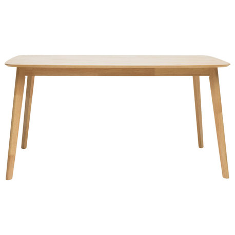 GDF Studio Anne Natural Oak Finish Wood Dining Table