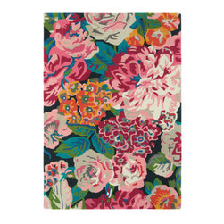 Rose & Peony Cerise 45005 - Area Rugs