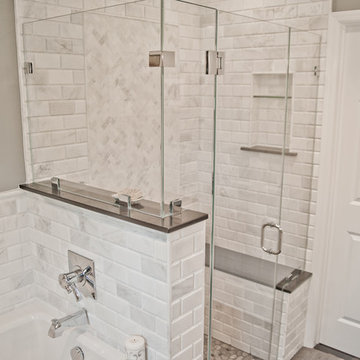 Tranquil Glamour NJ Bathroom Remodel