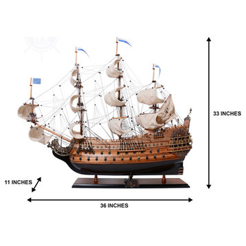 Solei Royal Museum-quality Fully Assembled Wooden Model Ship