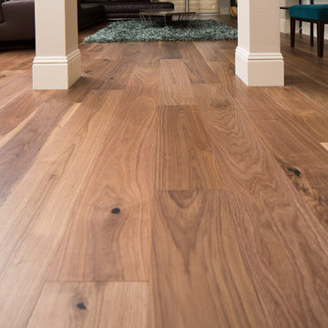 Wide plank walnut project