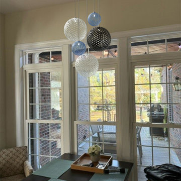Dining Table Napa Pendants Multi Color Chandelier