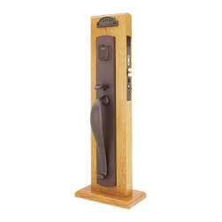 Emtek 3328 Sandcast Bronze Mortise Rockford Entry Set - Products