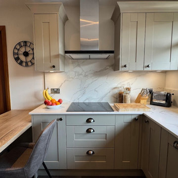 Light Beige Shaker Kitchen in Fraserburgh