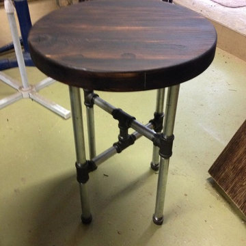 RUSTIC INDUSTRIAL PUB TABLE