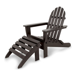 Ivy Terrace Furniture - Ivy Terrace Classics 2-Piece Folding Adirondack Set - Adirondack Chairs