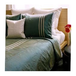 Rocco Silk Stripe Bedding Set by Jiti Bedding - Bedding