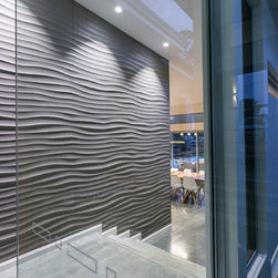 Dunes 3D wall panels Gold Coast waterfront house - Products