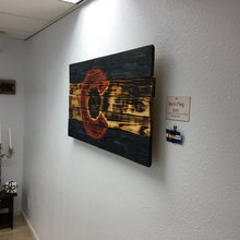 Burnt Colorado Flag