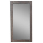 Legion Furniture - Legion Furniture Julienne Mirror, Weathered Gray, 16" - Freshen up powder rooms and en suites alike with this Julienne Mirror. This weathered gray mirror offers a fresh twist on traditional style and pairs perfectly with its matching vanity.