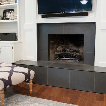 Atone fireplace surround