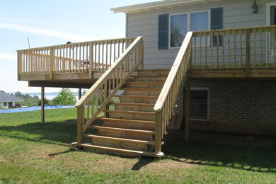 Deck by the water