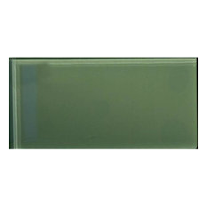 50 Most Por Green Subway Wall And Floor Tile For 2018 Houzz Gl Stone Tile 3 X6 Subway Tiles Moss Green Carton