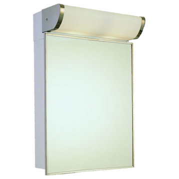 Deluxe Illuminated Series Surface Mounted Mirror Medicine Cabinet 16 x 23