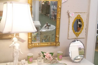 1880's Federal Style Mirror with Rosebud