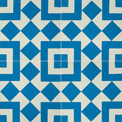 El Fenn Blue Pattern - Wall And Floor Tile