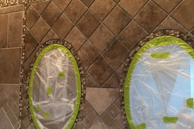 Inspiration for a craftsman bathroom remodel in Austin