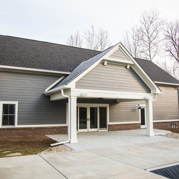 Poolside Pavilion & Carriage House with Golf Simulator